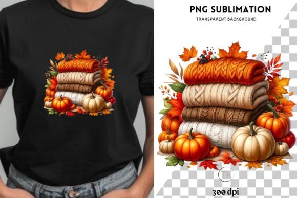 Download Autumn Digital Prints: Sweaters, Pumpkin - Digital Collection