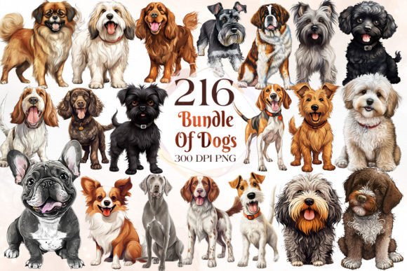 Download Cute Dog Sublimation Clipart Bundle - Sublimation clipart Collection