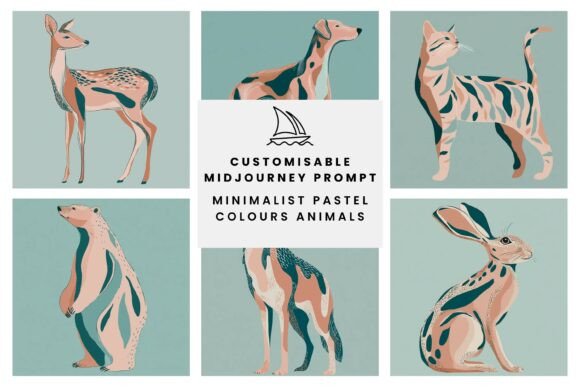 Download Boho Animal Pastel Colours Prompt - Colours Collection