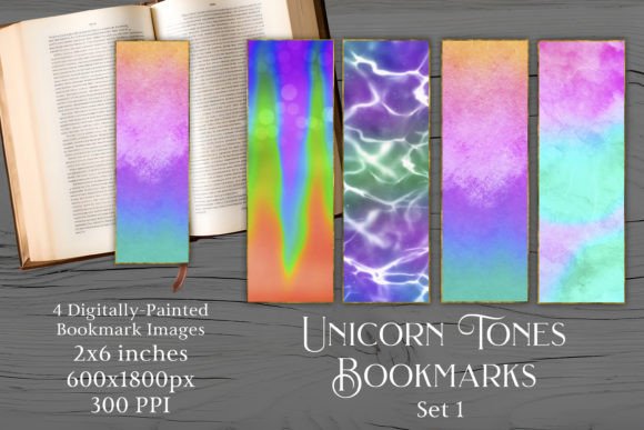 Download Printable Unicorn Colours Bookmarks - Colours Collection