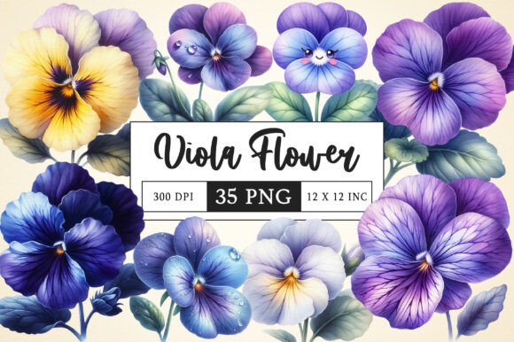 Download Viola Flower Bloom Clipart - Viola flower Collection