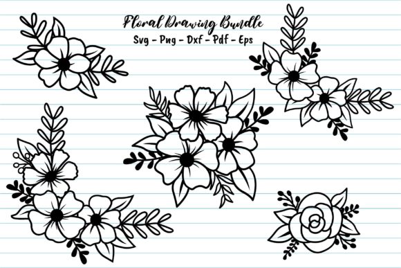 Download Flower Svg Bundle, Flowers Illustration - Flowers illustration Collection