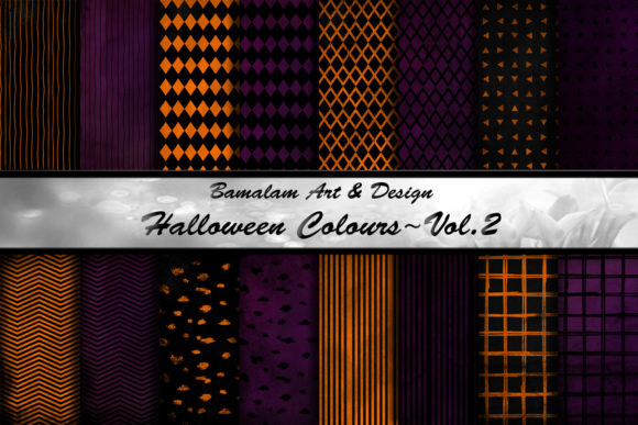 Download Purple &amp; Black Halloween Colours Set - Colours Collection