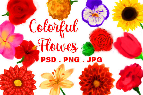 Download Excellent Digital Flowers - Digital Collection