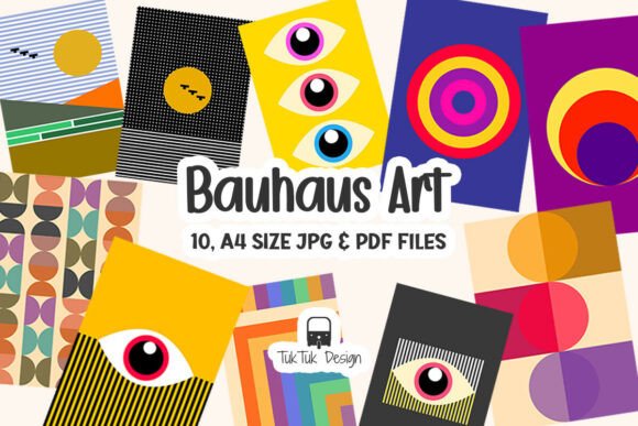 Download Bauhaus Art, Abstract Modern Poster - Premium Resources