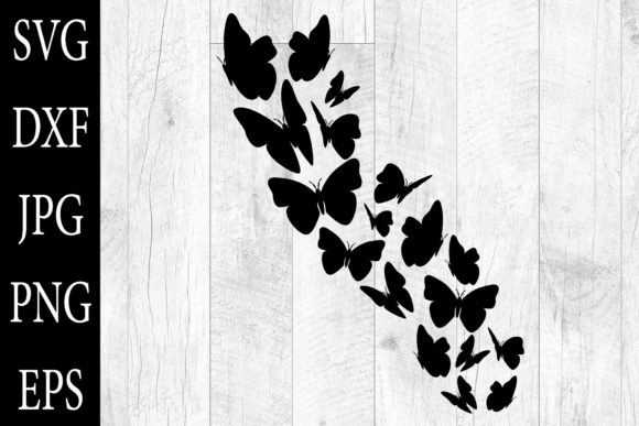 Download Fluttering Butterflies Illustrations SVG - Butterflies illustrations Collection