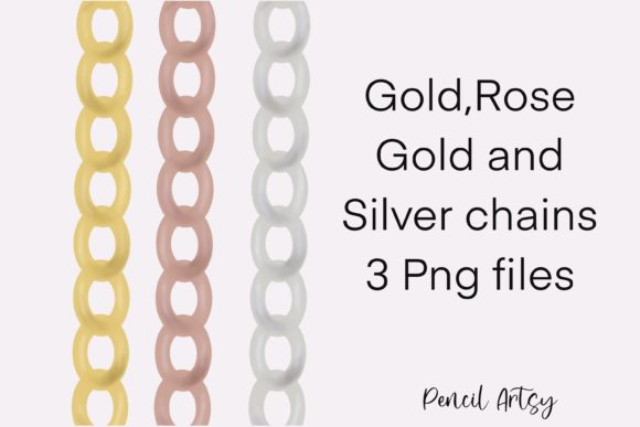 Download Metallic Chains Png Clipart in 3 Colours - Colours Collection