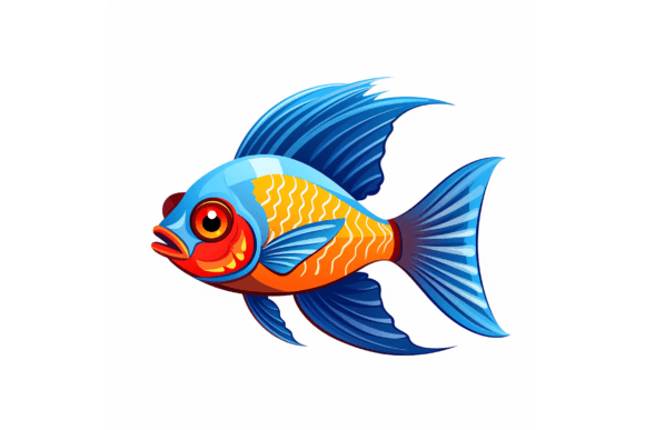 Download Betta Colours Marlin Fish Vector - Colours Collection