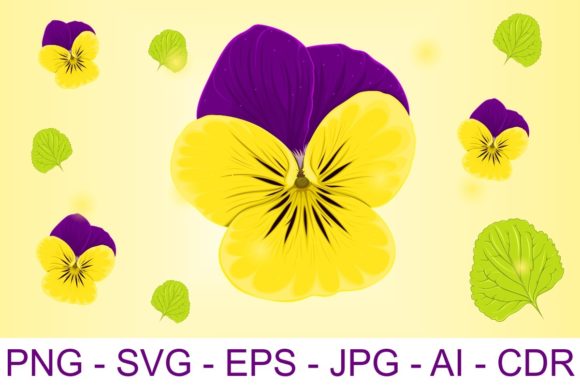 Download Viola Flower ( Violet ) Vector Art - Viola flower Collection