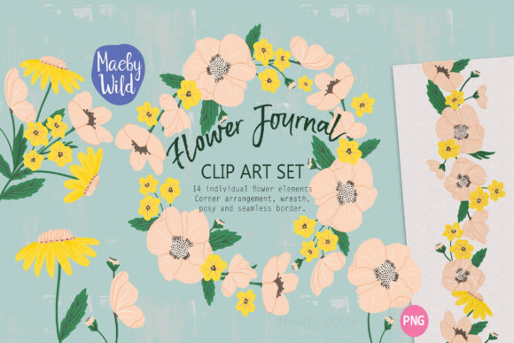 Download Digital Flower Clipart - Digital Collection