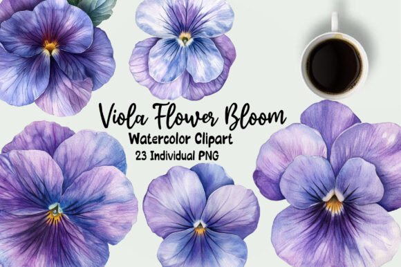 Download Viola Flower Bloom Clipart - Viola flower Collection